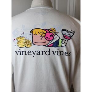 Vineyard Vines youth xl long sleeve white tshirt